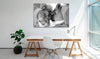 Artgeist Lions Love Canvas Schilderij Sfeer | Yourdecoration.be
