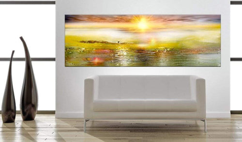 Artgeist Sunny Sea Canvas Schilderij Sfeer | Yourdecoration.be