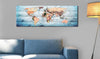 Artgeist World Maps Sapphire Travels Canvas Schilderij Sfeer | Yourdecoration.be