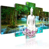 Artgeist Zen Waterfall Canvas Schilderij 5 luik | Yourdecoration.be