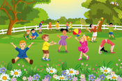 Dimex Kids in Garden Fotobehang 375x250cm 5 banen | Yourdecoration.be