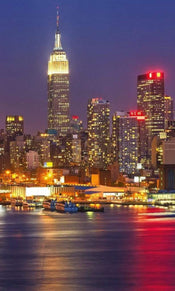 Dimex Manhattan at Night Fotobehang 150x250cm 2 banen | Yourdecoration.be