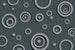 Dimex Metal Circles Fotobehang 375x250cm 5 banen | Yourdecoration.be