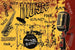 Dimex Music Orange Fotobehang 375x250cm 5 banen | Yourdecoration.be