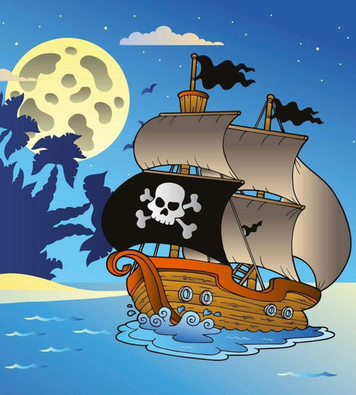 Dimex Pirate Ship Fotobehang 225x250cm 3 banen | Yourdecoration.be