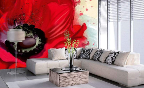 Dimex Poppy Fotobehang 375x250cm 5 banen Sfeer | Yourdecoration.be