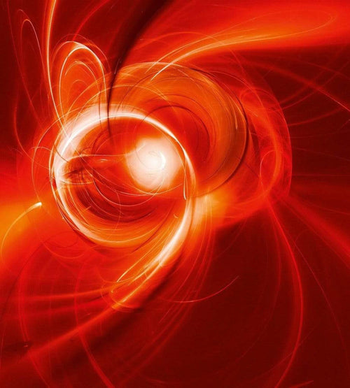 Dimex Red Abstract Fotobehang 225x250cm 3 banen | Yourdecoration.be