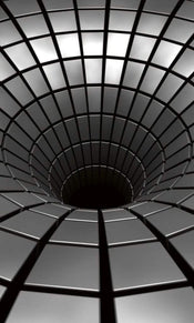 Dimex Silver Hole Fotobehang 150x250cm 2 banen | Yourdecoration.be