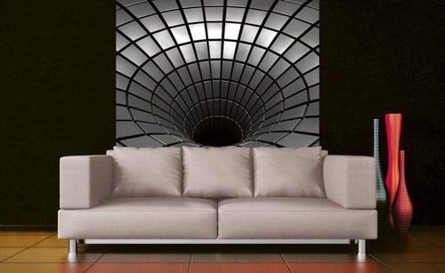 Dimex Silver Hole Fotobehang 225x250cm 3 banen Sfeer | Yourdecoration.be