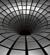 Dimex Silver Hole Fotobehang 225x250cm 3 banen | Yourdecoration.be