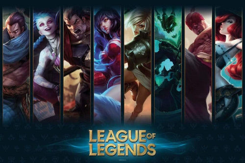 GBeye League of Legends Champions Poster 91.5x61cm | Yourdecoration.be