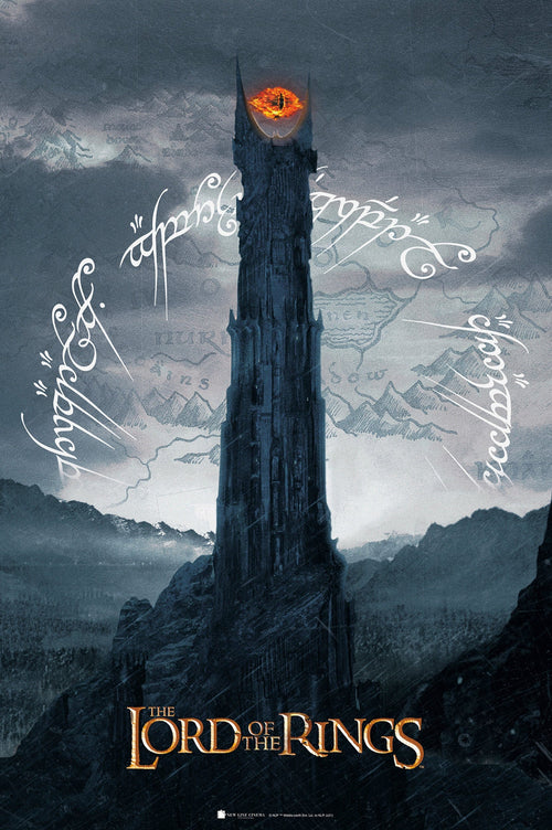 Gbeye Lord Of The Rings Sauron Tower Poster 61X91 5cm | Yourdecoration.be