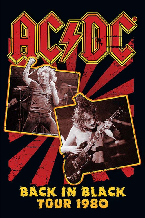 GBeye Ac/Dc Back In Black 80 Poster 61x91,5cm | Yourdecoration.be