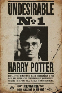 GBeye Harry Potter Undesirable No 1 Poster 61x91,5cm | Yourdecoration.be
