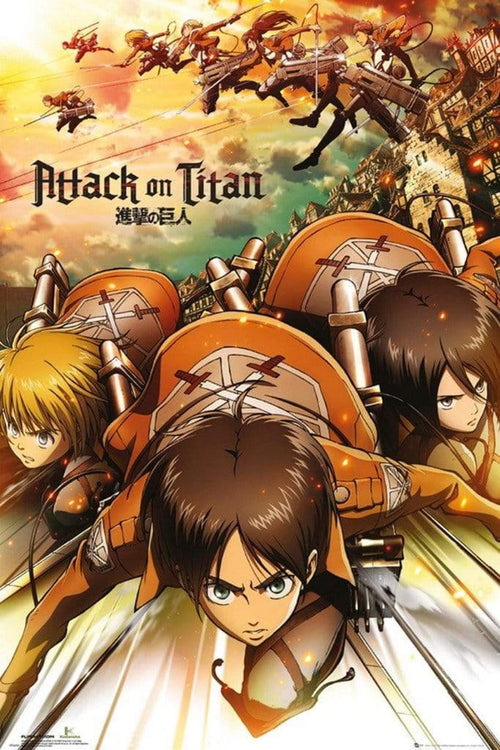 GBeye Attack on Titan Attack Poster 61x91,5cm | Yourdecoration.be
