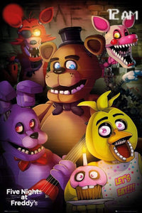 GBeye Five Nights at Freddys Group Poster 61x91,5cm | Yourdecoration.be