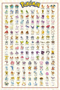 GBeye Pokemon Kanto 151 Poster 61x91,5cm | Yourdecoration.be
