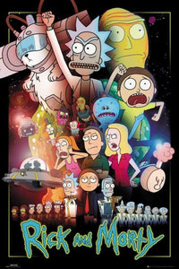 GBeye Rick and Morty Wars Poster 61x91,5cm | Yourdecoration.be