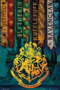 GBeye Harry Potter House Flags Poster 61x91,5cm | Yourdecoration.be