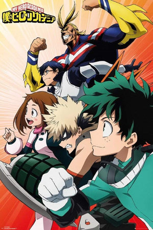 GBeye My Hero Academia Heroes Poster 61x91,5cm | Yourdecoration.be