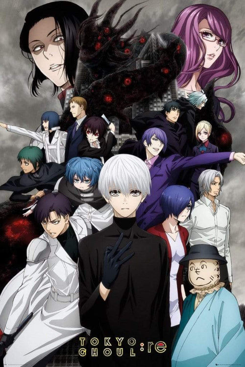 GBeye Tokyo Ghoul RE Key Art 3 Poster 61x91,5cm | Yourdecoration.be