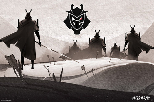 Gbeye Gbydco001 G2 Esports Samurai Poster 91,5X61cm | Yourdecoration.be