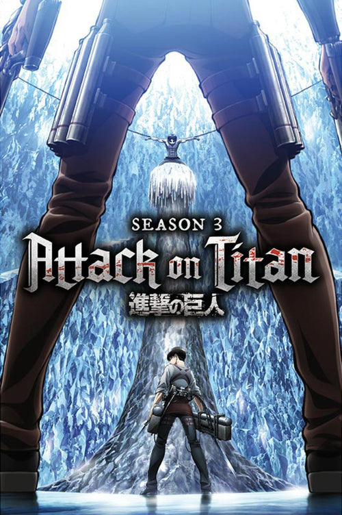 Gbeye GBYDCO030 Attack On Titan Key Art S3 Poster 61x 91-5cm | Yourdecoration.be