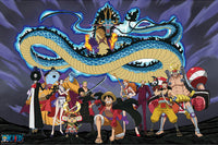 Gbeye GBYDCO037 One Piece The Crew Vs Kaido Poster 91-5x61cm | Yourdecoration.be