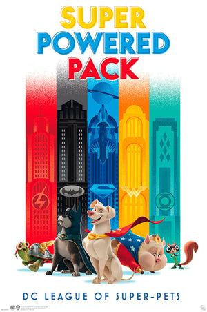 Gbeye GBYDCO070 Dc Comics League Of Superpets Super Power Poster 61x 91-5cm | Yourdecoration.be