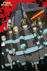 Gbeye GBYDCO109 Fire Force Key Art S1 Company 8 Poster 61x 91-5cm | Yourdecoration.be