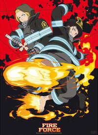 Gbeye GBYDCO149 Fire Force Shinra And Arthur Poster 38x52cm | Yourdecoration.be