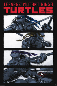 Gbeye GBYDCO186 Tmnt Comics Black And White Poster 61x 91-5cm | Yourdecoration.be
