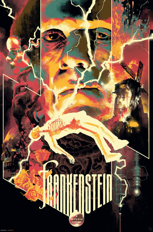 gbeye gbydco192 universal monsters frankenstein poster 61x91 5cm | Yourdecoration.be