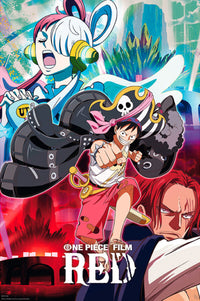 Gbeye GBYDCO194 One Piece Red Movie Poster Poster 61x 91-5cm | Yourdecoration.be