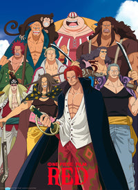 Gbeye GBYDCO197 One Piece Red Hair Pirates Poster 38x52cm | Yourdecoration.be