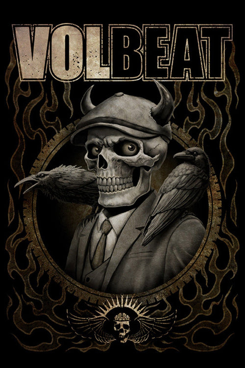 gbeye gbydco204 volbeat skeleton poster 61x91 5cm | Yourdecoration.be
