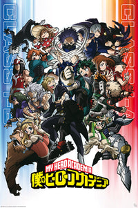 gbeye gbydco243 my hero academia class 1 a vs 1 b poster 61x91 5cm | Yourdecoration.be