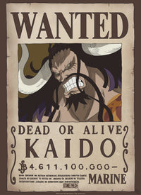 gbeye gbydco265 one piece wanted kaido poster 38x52cm | Yourdecoration.be