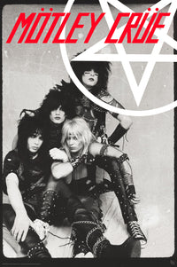 gbeye gbydco294 motley crue pentangle poster 61x91 5cm | Yourdecoration.be
