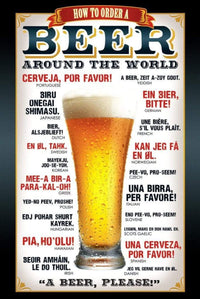 GBeye Beer How to Order Poster 61x91,5cm | Yourdecoration.be