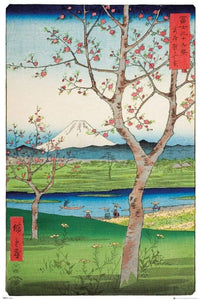 GBeye Hiroshige The Outskirts of Koshigaya Poster 61x91,5cm | Yourdecorationbe