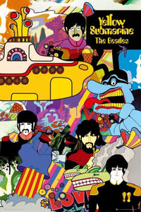 GBeye The Beatles Yellow Submarine Poster 61x91,5cm | Yourdecoration.be