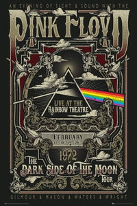GBeye Pink Floyd Rainbow Theatre Poster 61x91,5cm | Yourdecoration.be