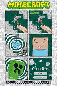 GBeye Minecraft One Last Diamond  Poster 61x91,5cm | Yourdecoration.be