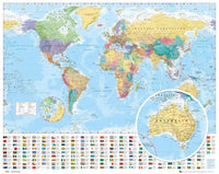 GBeye World Map 2012 Poster 50x40cm | Yourdecoration.be