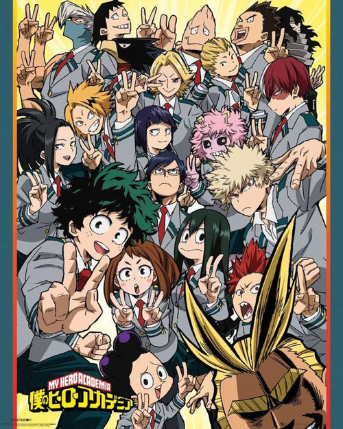 GBeye My Hero Academia School Compilation Poster 40x50cm | Yourdecoration.be