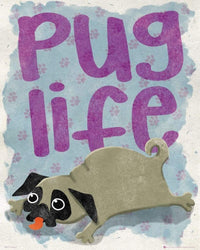 GBeye Pug Life Poster 40x50cm | Yourdecoration.be