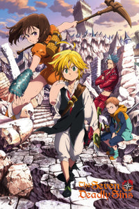 Gbeye The Seven Deadly Sins Key Art 2 Poster 61X91 5cm | Yourdecoration.be