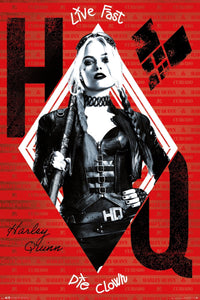 Gbeye The Suicide Squad Harley Poster 61X91 5cm | Yourdecoration.be