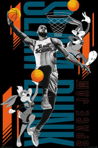 Gbeye Space Jam 2 Slam Dunk Poster 61X91 5cm | Yourdecoration.be